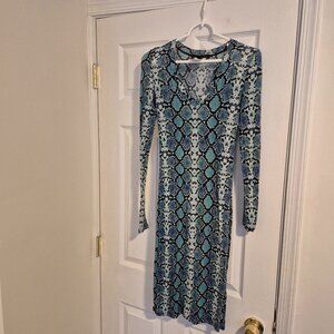 BCBG Snake Pattern Dress